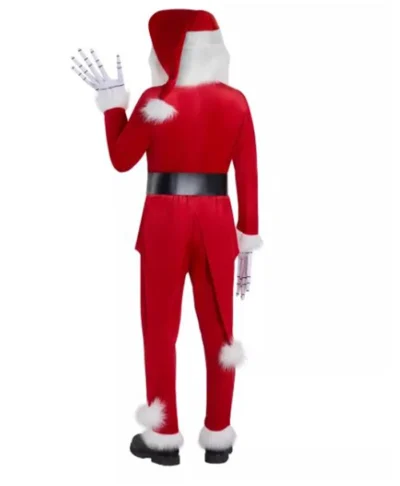 Jack Skellington Santa Claus Red Velvet Coat