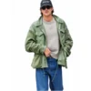 Jacob Elordi Olive Green Field Jacket