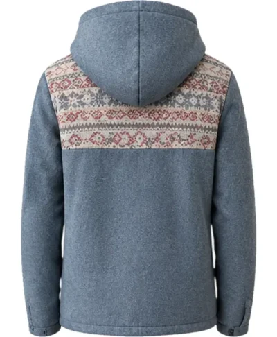 Jake Johnson Wildwood 2026 Grey Hooded Jacket