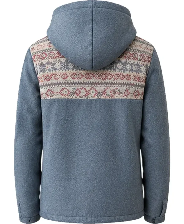 Jake Johnson Wildwood 2026 Grey Hooded Jacket