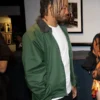 Jalen Brunson SNL S52 Premiere Green Cotton Jacket