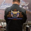 Jeff Hamilton Hajime Sorayama Black Leather Jacket