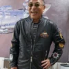 Jeff Hamilton Hajime Sorayama Black Leather Jacket