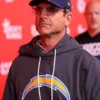 Jim Harbaugh 2026 Chargers Logo Hoodie