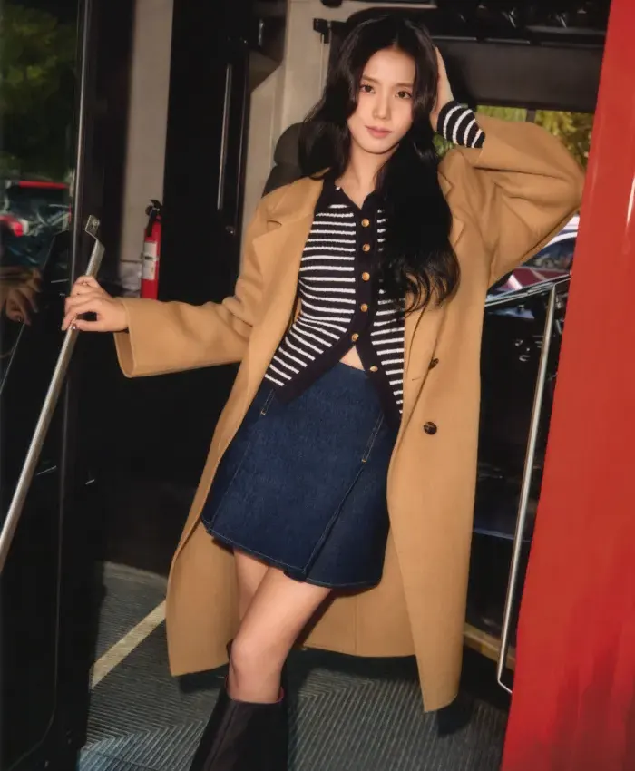 Jisoo Tommy Hilfiger Classic Wool-Blend Coat