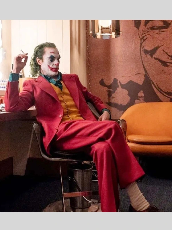 Joaquin Phoenix Joker Red Suit Jacket