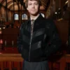 Joe Alwyn Antibiblioteca Paris Fashion Week Black Jacket