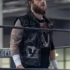 Joe Gacy Black Leather Wrestling Vest