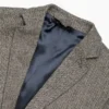 John Simons Grey Merino Wool Tailored Blazer