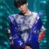 Jongho Ateez 26th Birthday Blue Down Vest