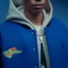 Jordan Brand Space Jam Blue Wool Varsity Jacket