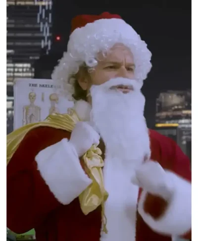 Jordan Laesch Christmas Eve Red Santa Coat