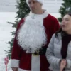 Josh Cannon Christmas on Duty Red Leather Coat