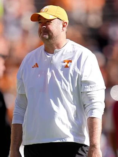 Josh Heupel 2026 Tennessee Volunteers Sideline Quarter-Zip Jacket