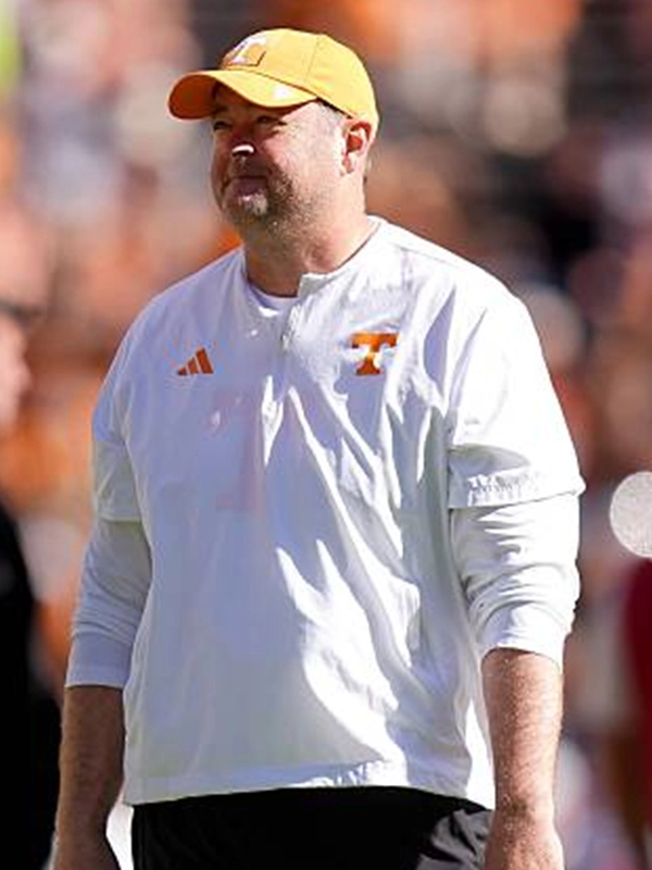 Josh Heupel 2026 Tennessee Volunteers Sideline Quarter-Zip Jacket