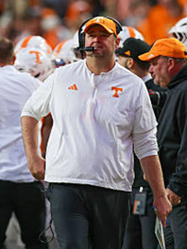Josh Heupel Tennessee Volunteers Sideline Pullover Jacket