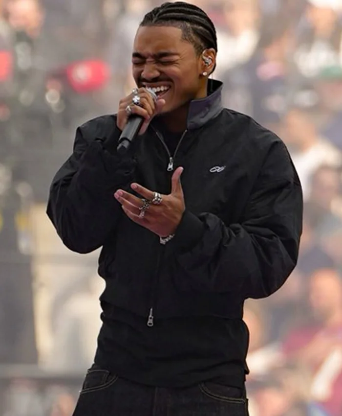 Josh Levi Performs U.S. National Anthem Black Jacket