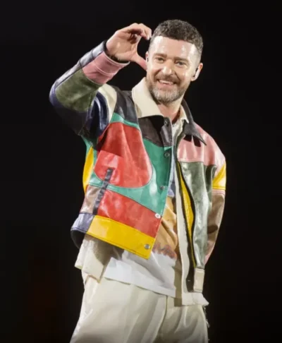 Justin Timberlake Romania Lollapalooza Paris Leather Jacket