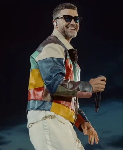 Justin Timberlake Romania Lollapalooza Paris Leather Jacket