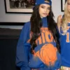 KATSEYE NBC SNL S52 New York Knicks Blue Jacket