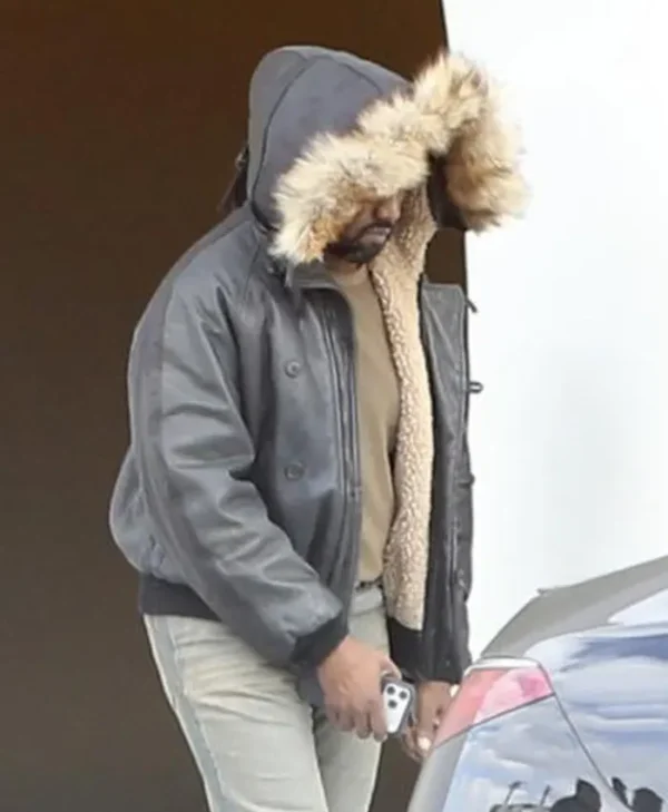 Kanye West Schott N-5A Flight Leather Jacket