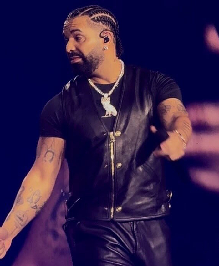 Karol G Concert Drake Leather Vest