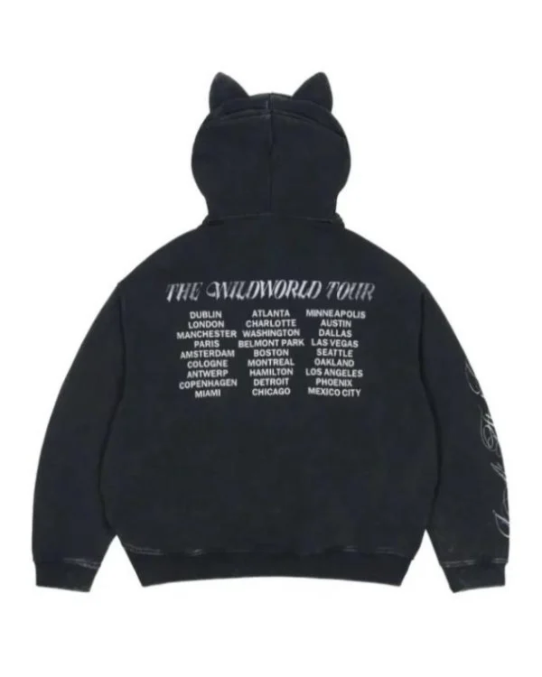 Katseye Wildworld Tour Cat Ear Hoodie