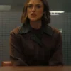 Keira Knightley Black Doves Season 2 Brown Leather Jacket