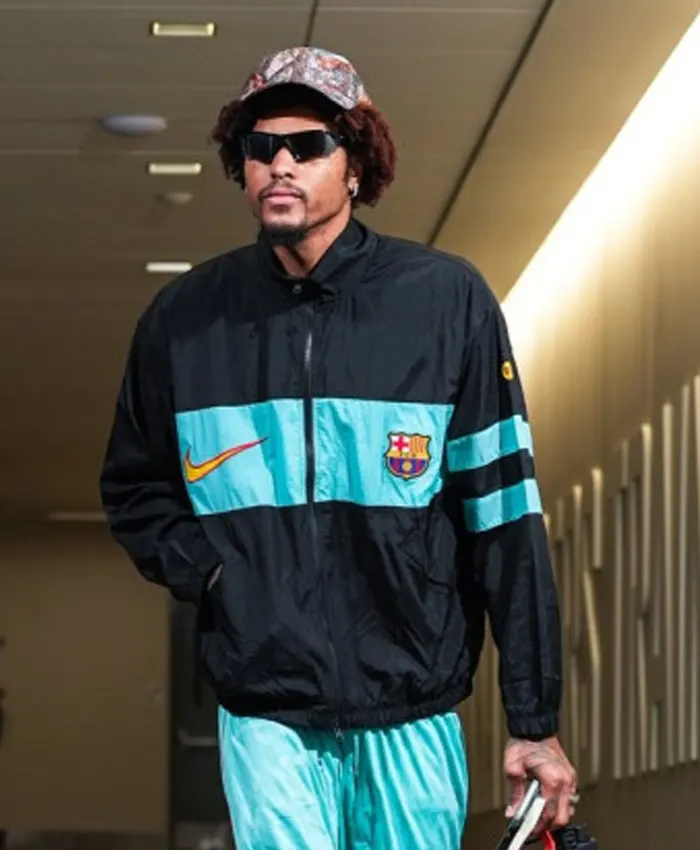 Kelly Oubre FC Barcelona Third Nike Repel i96 Track Jacket