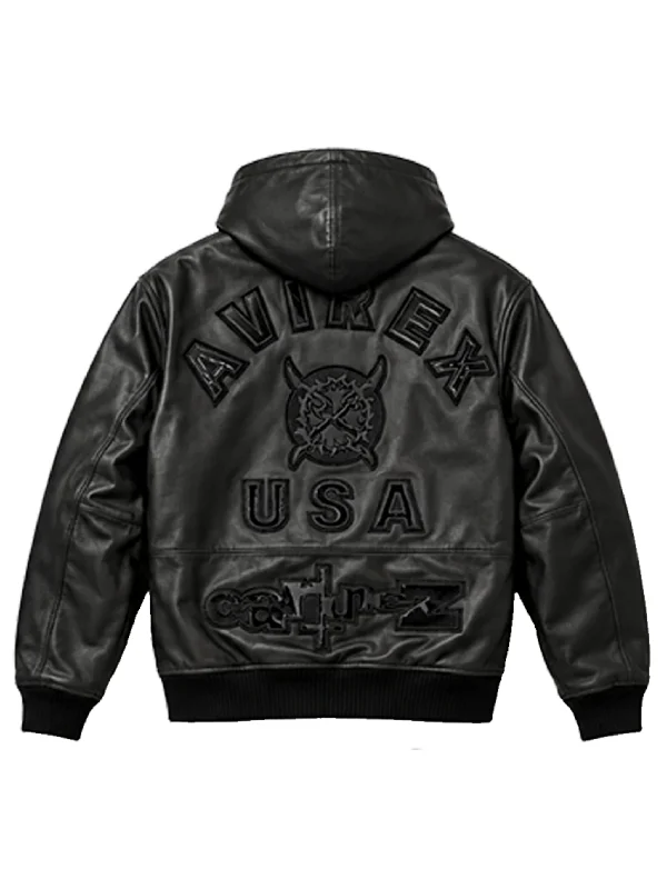 Ken Carson Avirex Leather Jacket