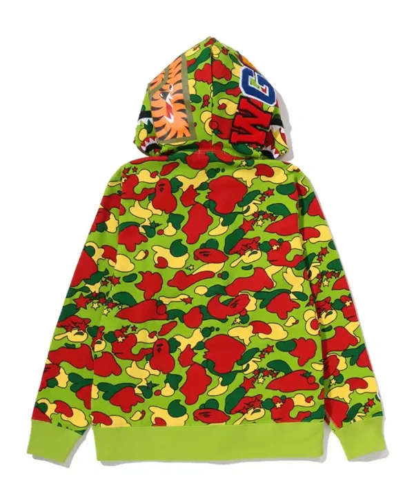 Kid Cudi CTAOP Charity Block Party 2026 Camo Shark Hoodie