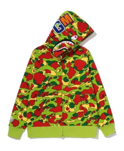 Kid Cudi CTAOP Charity Block Party 2026 Camo Shark Hoodie