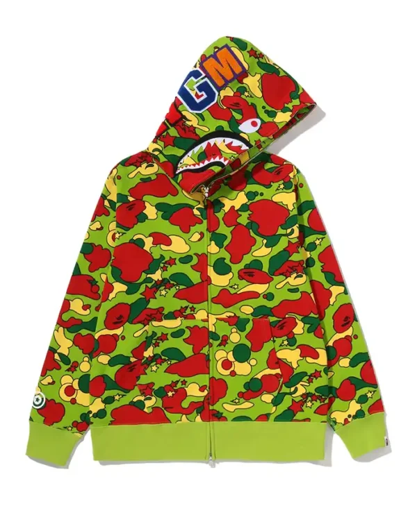 Kid Cudi CTAOP Charity Block Party 2026 Camo Shark Hoodie