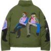 KidSuper Green Subway Car Patchwork Jacket
