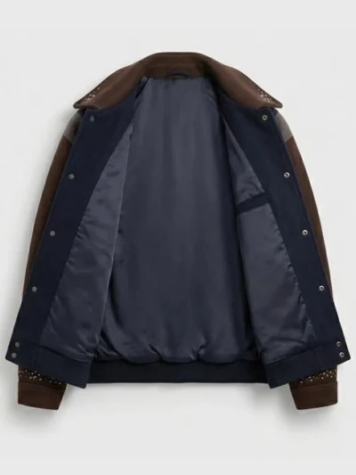 Kith 2026 Melton Wool Studded Black Jacket