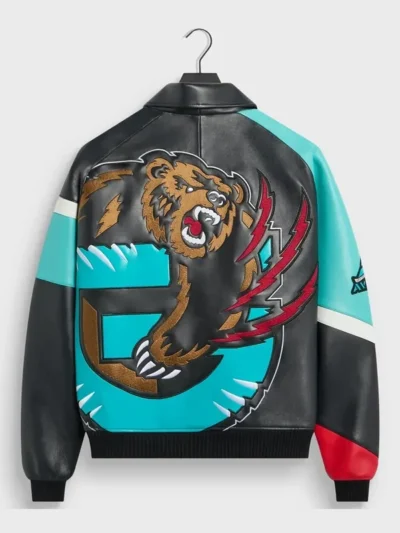 Kith AVIREX Vancouver Grizzlies Leather Jacket