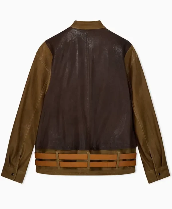 Kith Giorgio Armani Leather Bomber Jacket