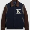 Kith Melton 2026 Wool Studded Varsity Jacket