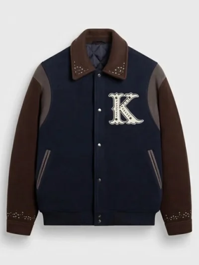 Kith Melton 2026 Wool Studded Varsity Jacket