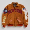 Knicks Fanatics Artisan Navy Wool Jacket 2026
