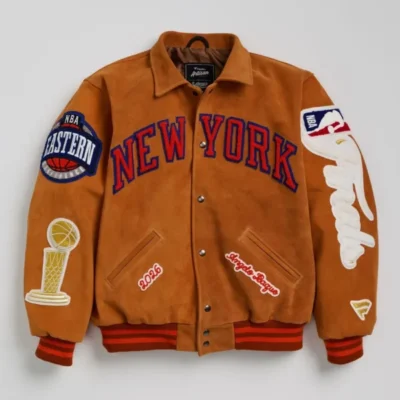 Knicks Fanatics Artisan Navy Wool Jacket 2026