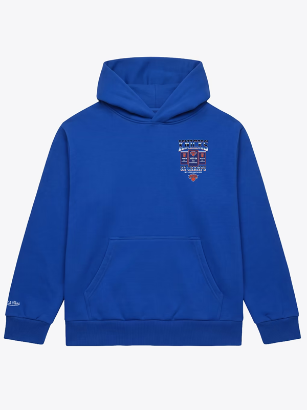 Knicks MSG Championship Banner Fleece Hoodie
