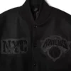 Knicks Nike 2026 Champions Blue Snap Jacket