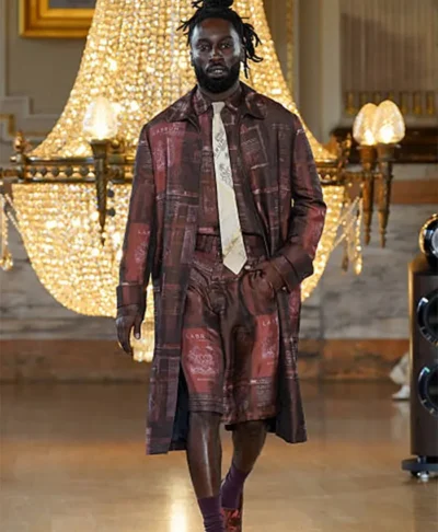 Kojey Radical London Fashion Week 2026 Coat