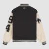Ksubi Paper Planes Black Cream Varsity Jacket