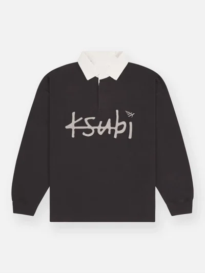 Ksubi x Planes Rugby Black Sweatshirt