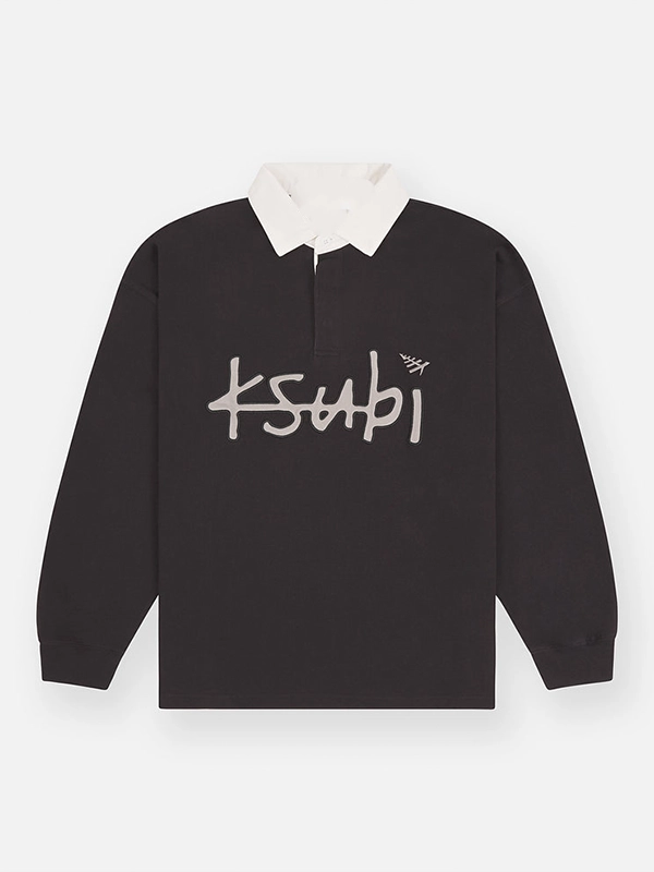 Ksubi x Planes Rugby Black Sweatshirt