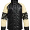 Kung Fury Cobra Logo Leather Jacket