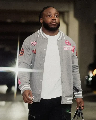 Kyle Rocking Brenda Varsity Jacket
