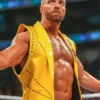 LA Knight WWE Money In The Bank Yellow Vest